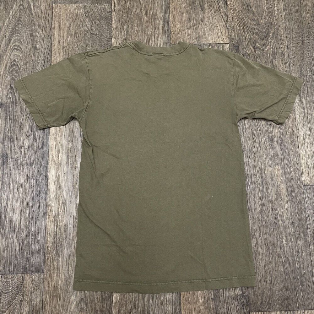 Vintage Y2K No Fear T-Shirt Men's Small Dark Green Graphic Tee Skate Streetwear - Picture 2 of 7